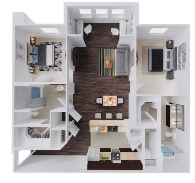 E (B2) 111 floor plan